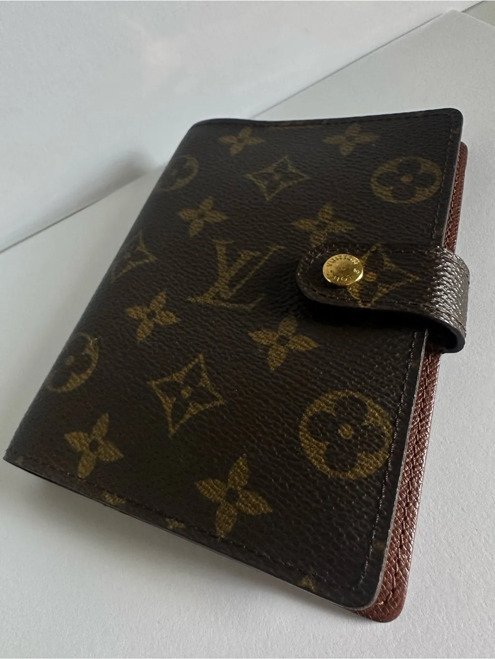 Louis Vuitton Monogram Agenda PM 6-Ring Planner Cover Hot Stamp M.K